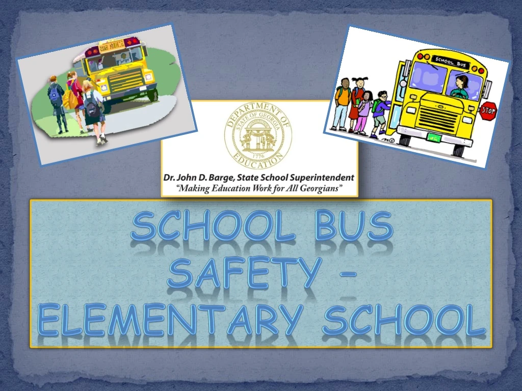 school bus safety elementary school