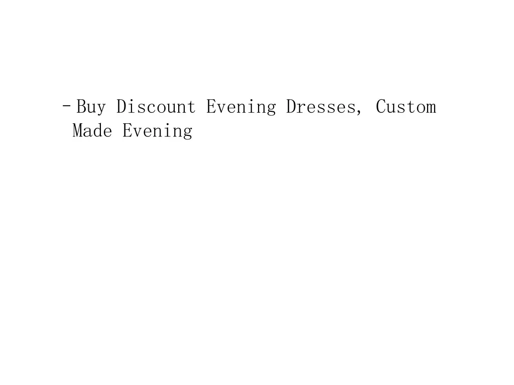 buy discount evening dresses custom made evening