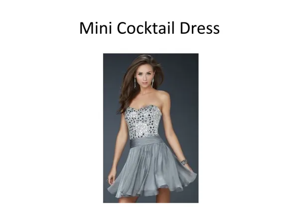 Mini Cocktail Dress