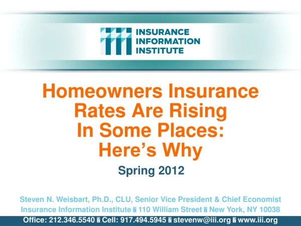 Homeowners Insurance Rates Are Rising In Some Places: Here’s Why