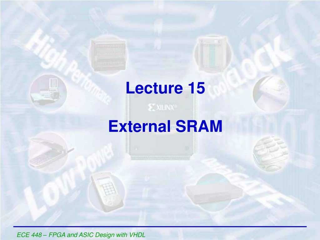 lecture 15 external sram