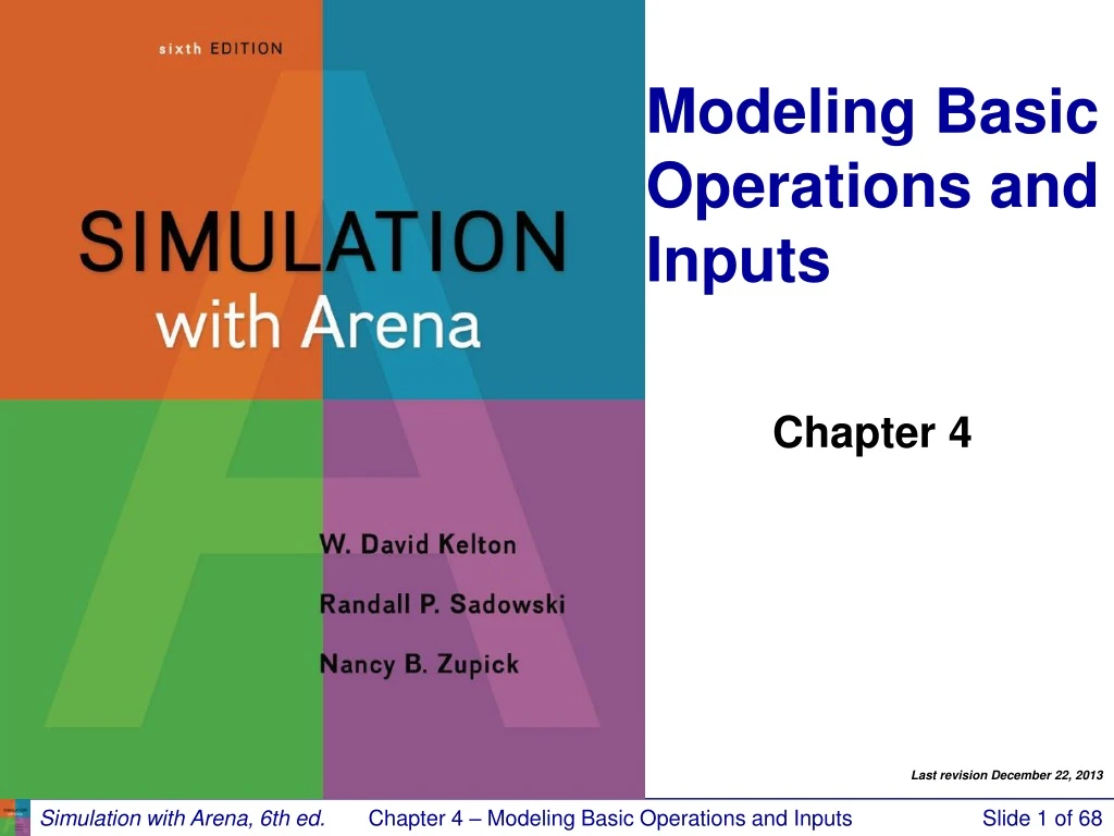 modeling basic operations and inputs