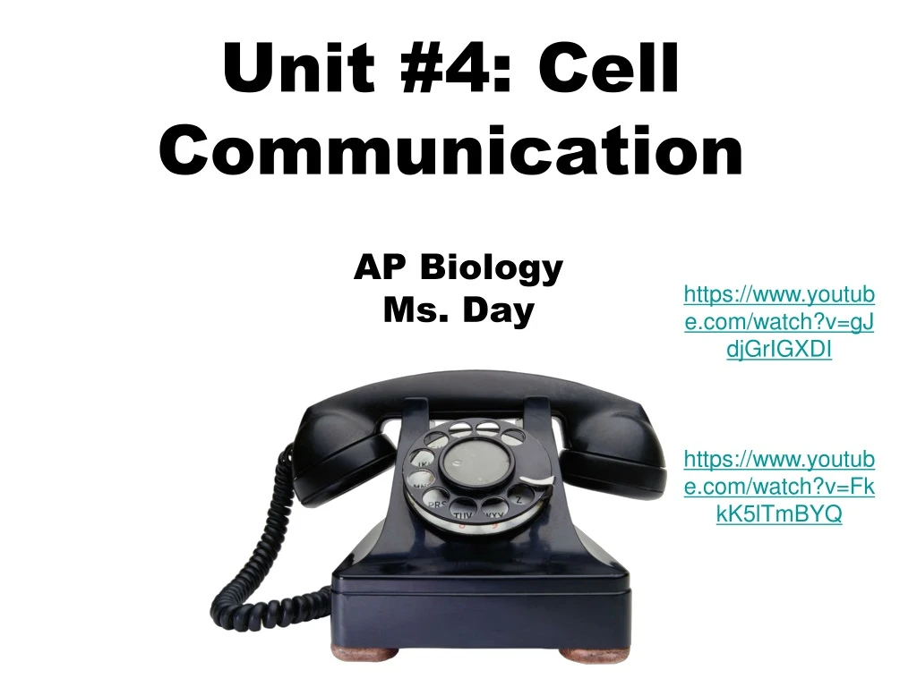 unit 4 cell communication