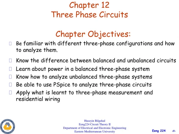Chapter 12 Three Phase Circuits