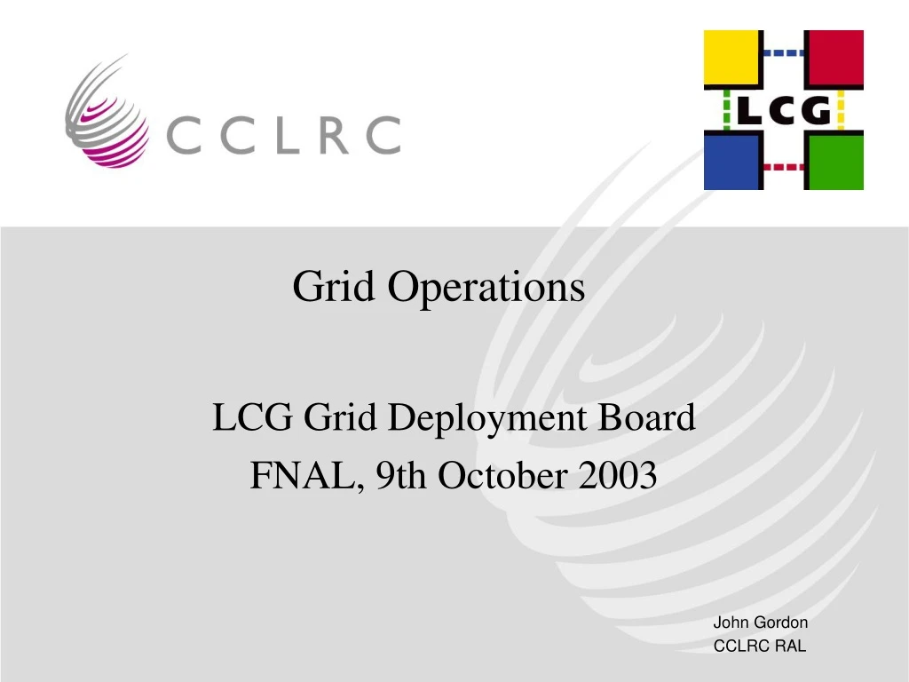 grid operations
