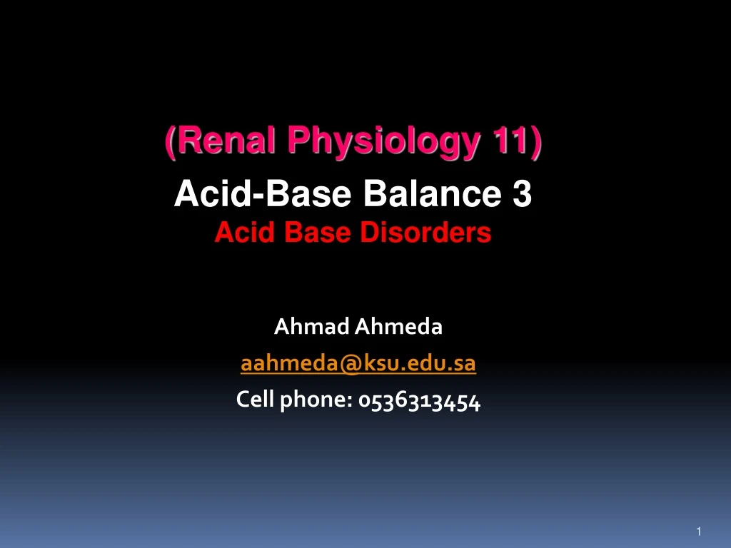 renal physiology 11 acid base balance 3 acid base