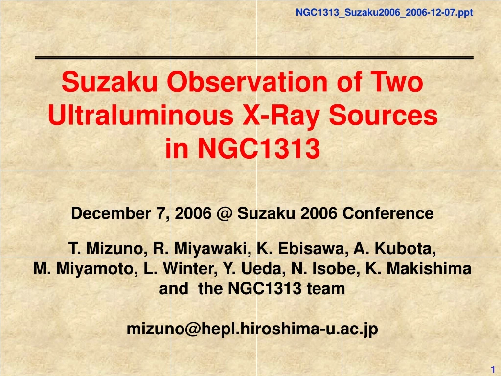 suzaku observation of two ultraluminous