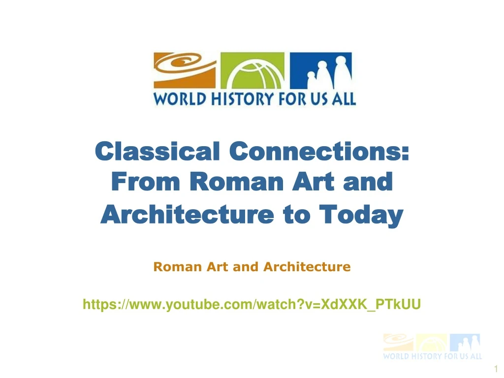 classical connections from roman art and architecture to today
