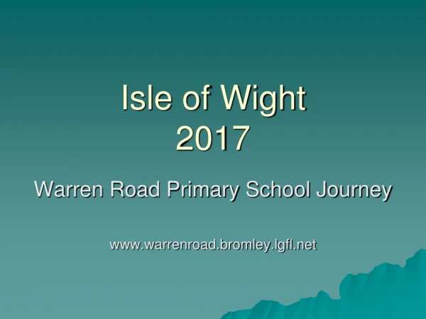 Isle of Wight 2017