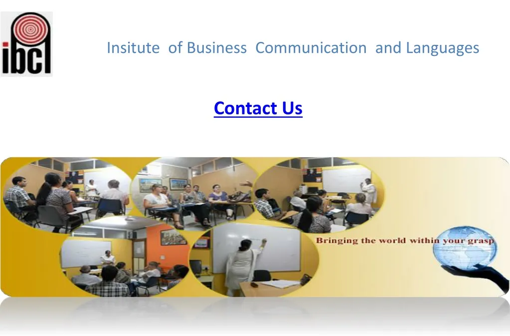 insitute of business communication and languages