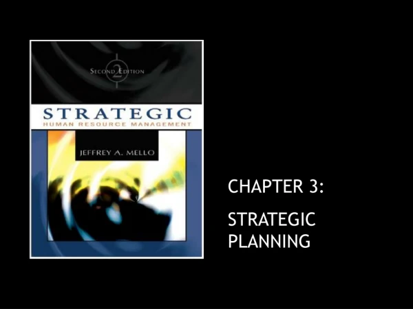 CHAPTER 3: STRATEGIC PLANNING