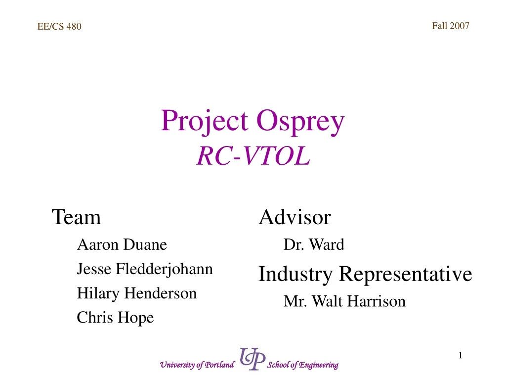 project osprey rc vtol