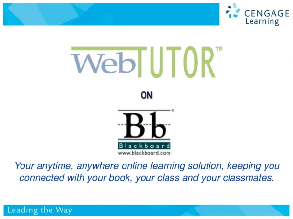 Go to the Course URL you have received from your instructor for the Blackboard server.