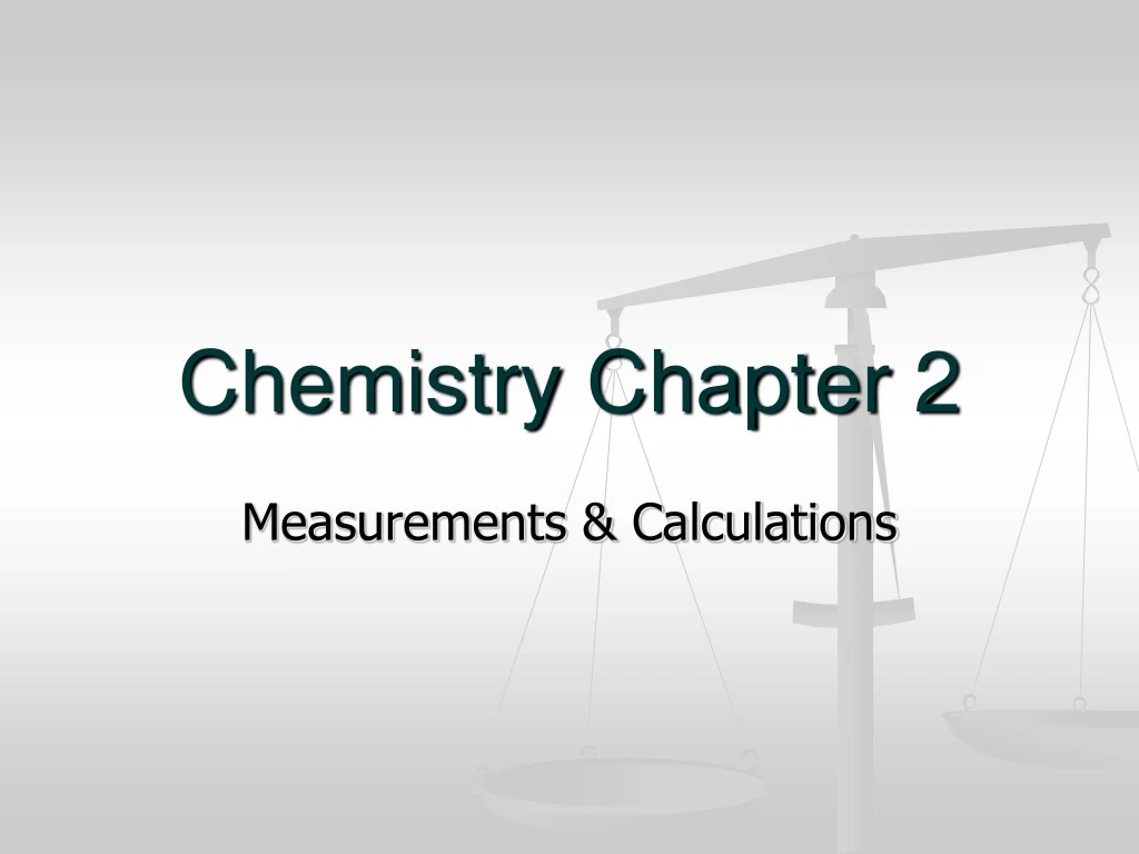 chemistry chapter 2