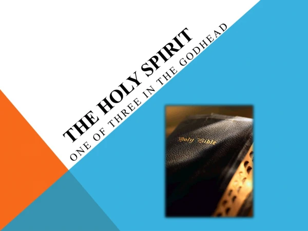 The Holy spirit