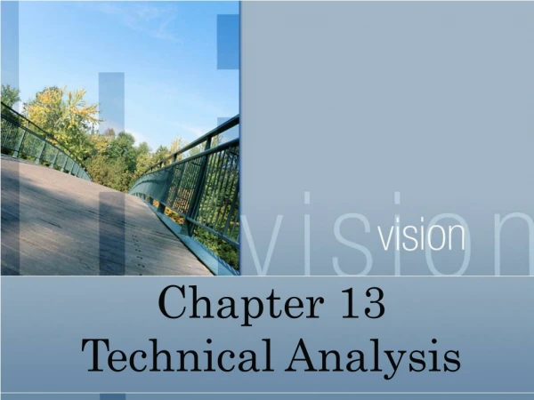 Chapter 13 Technical Analysis