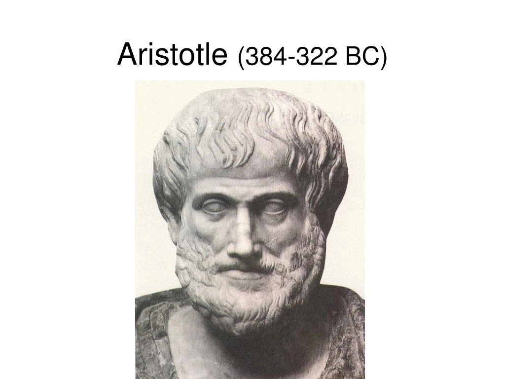 aristotle 384 322 bc