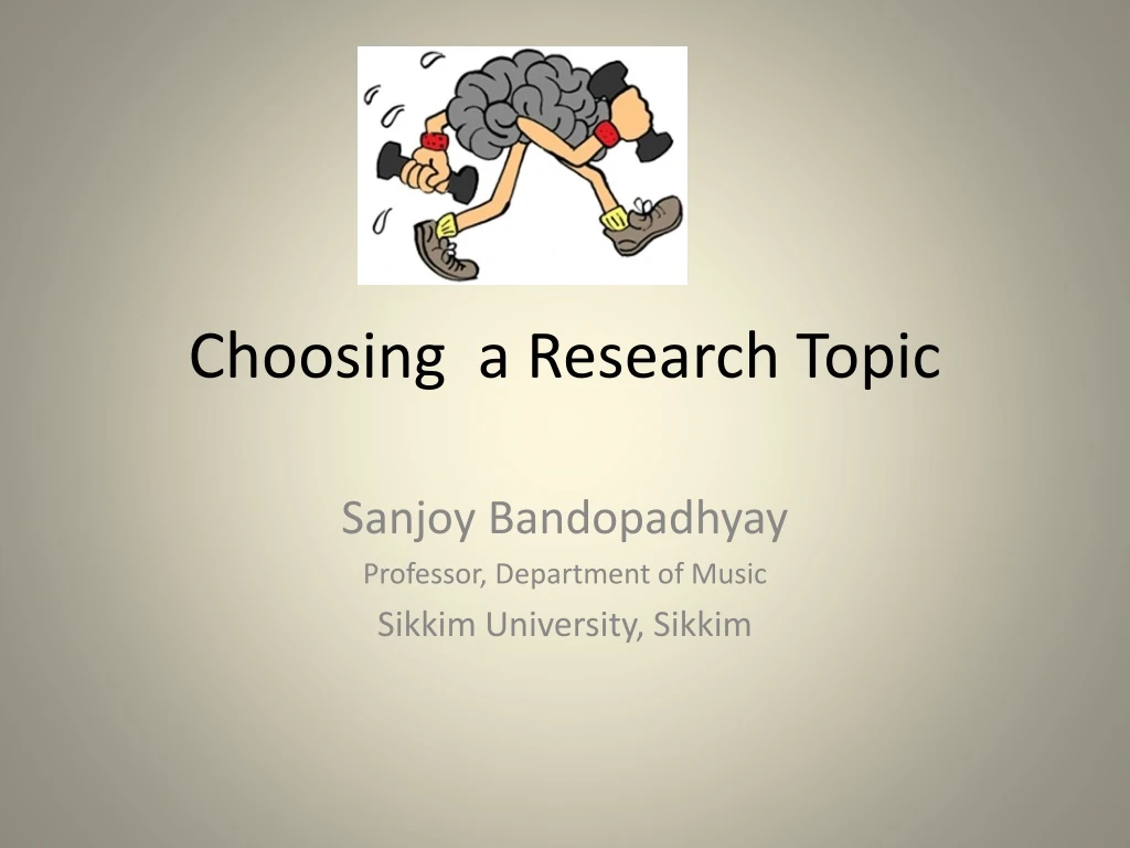 choosing a research topic