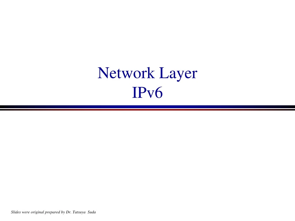 network layer ipv6