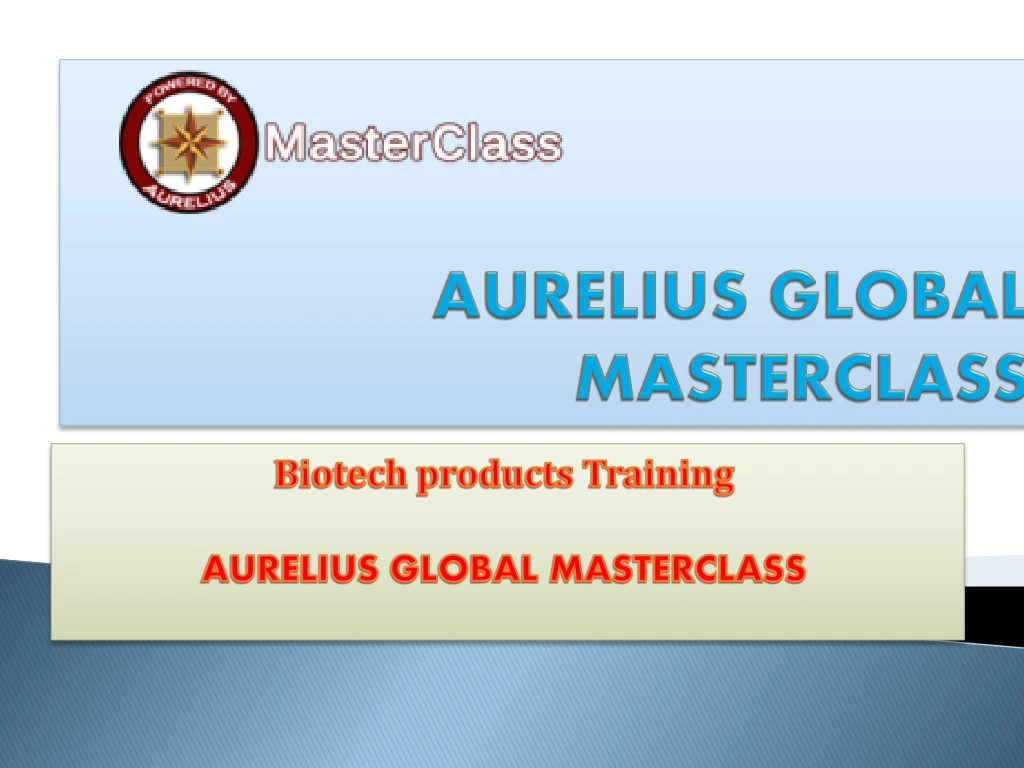 aurelius global masterclass