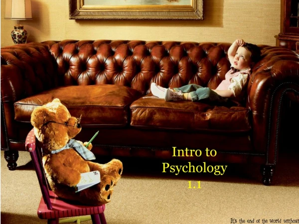 Intro to Psychology 1.1