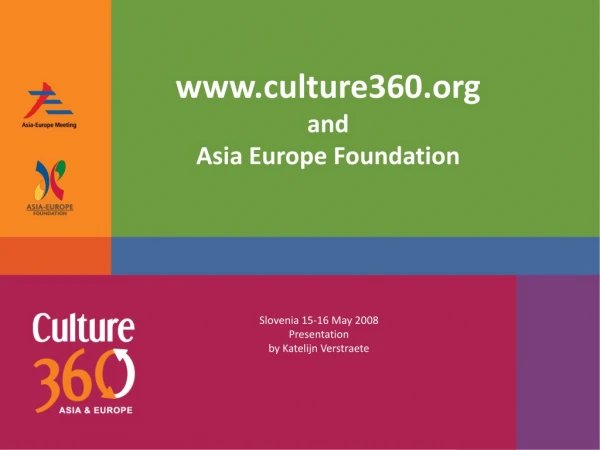 culture360 and Asia Europe Foundation