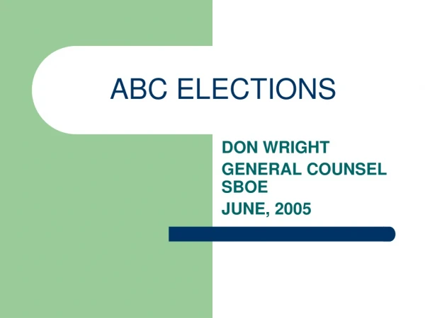 ABC ELECTIONS