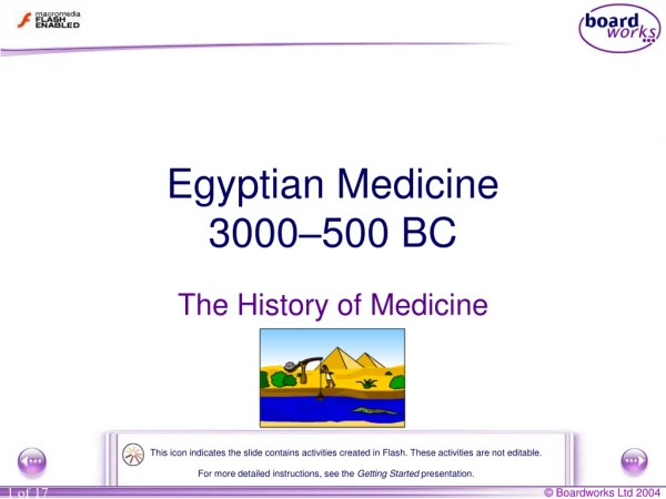 Egyptian Medicine 3000–500 BC