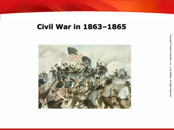 Civil War in 1863–1865