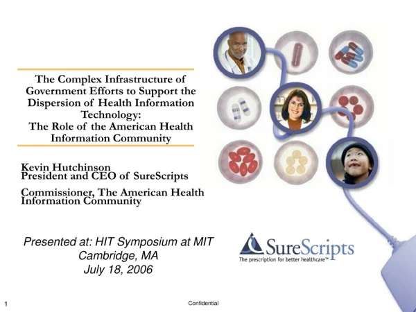 Presented at: HIT Symposium at MIT Cambridge, MA July 18, 2006