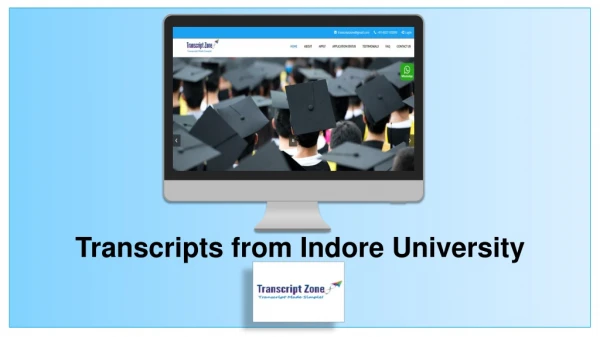 Transcripts from Indore University
