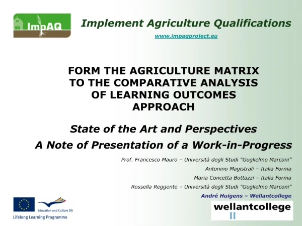 Implement Agriculture Qualifications impaqproject.eu