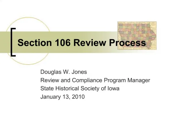 Section 106 Review Process