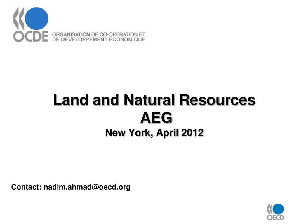 land and natural resources aeg new york april 2012