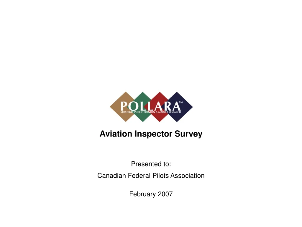 aviation inspector survey