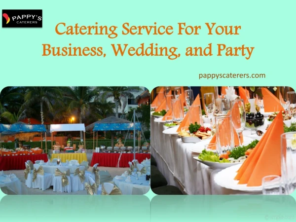 Catering Service For Your Business, Wedding, and Party