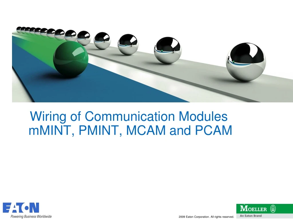 wiring of communication modules mmint pmint mcam and pcam