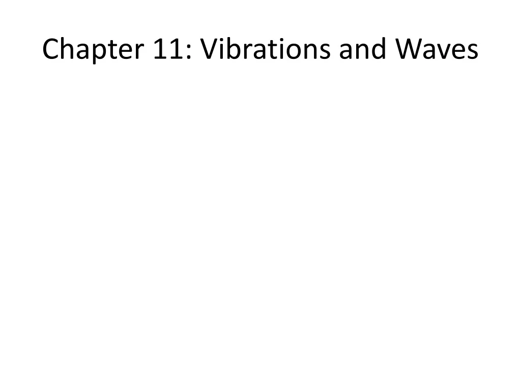 chapter 11 vibrations and waves