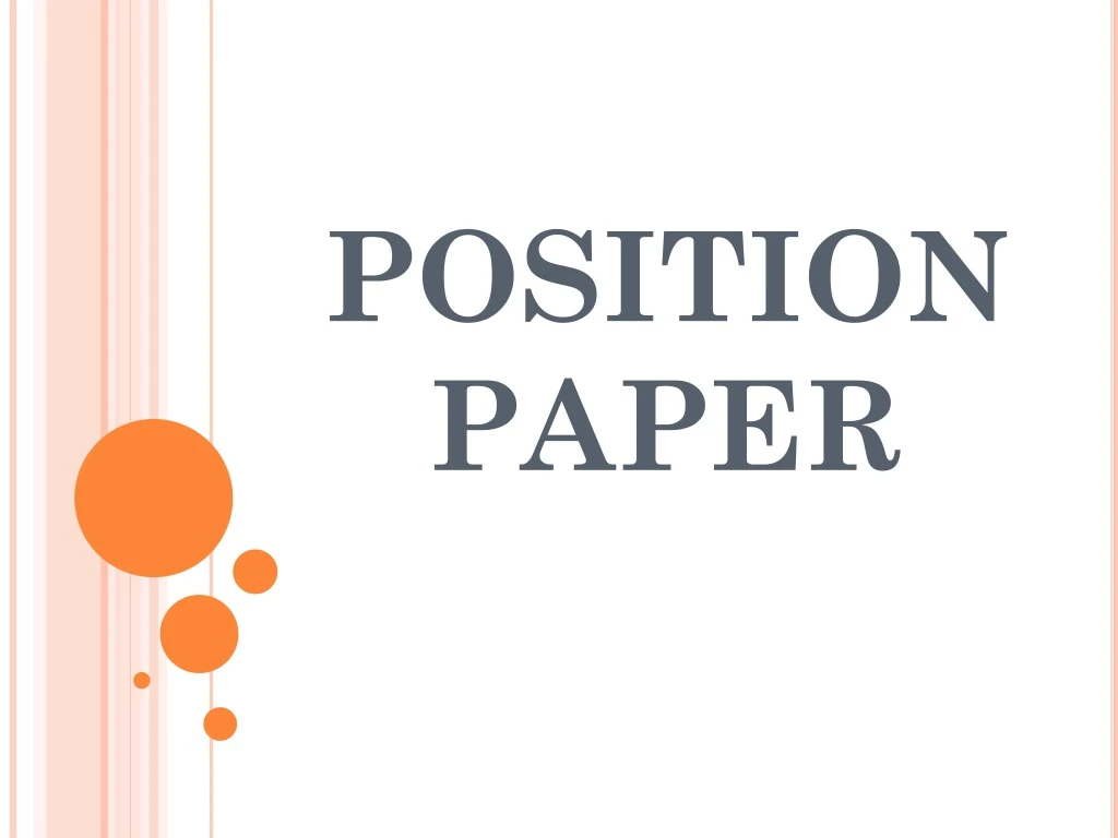 position paper