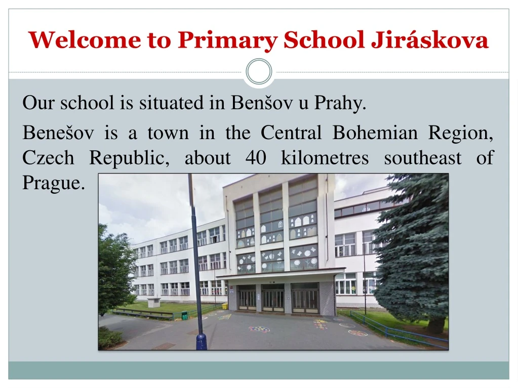 welcome to primary school jir skova