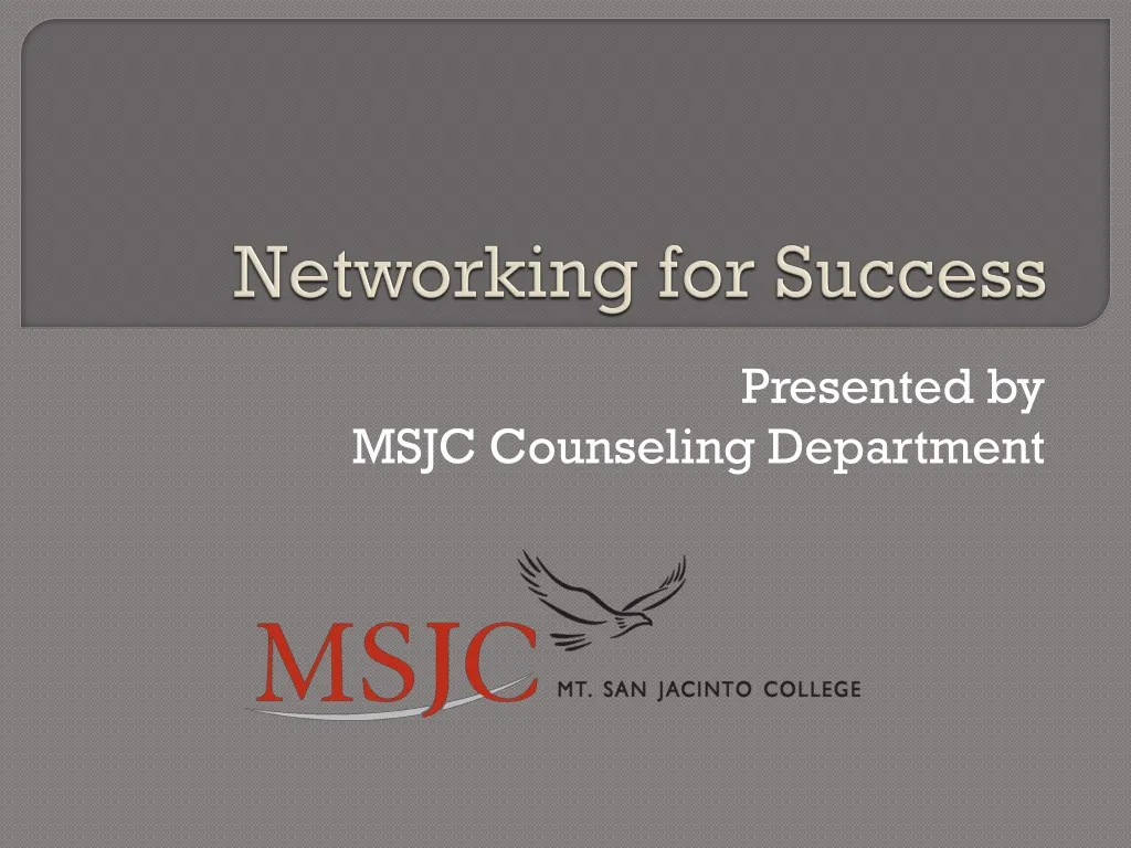 networking for success