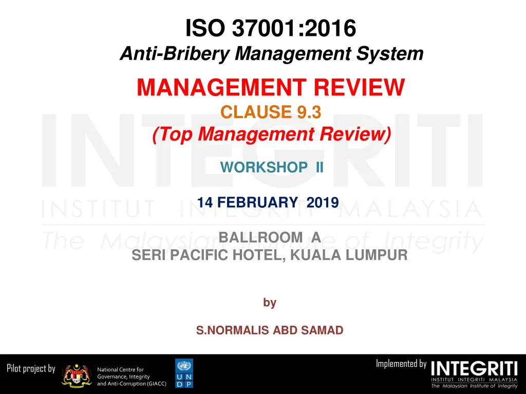 iso 37001 2016 anti bribery management system