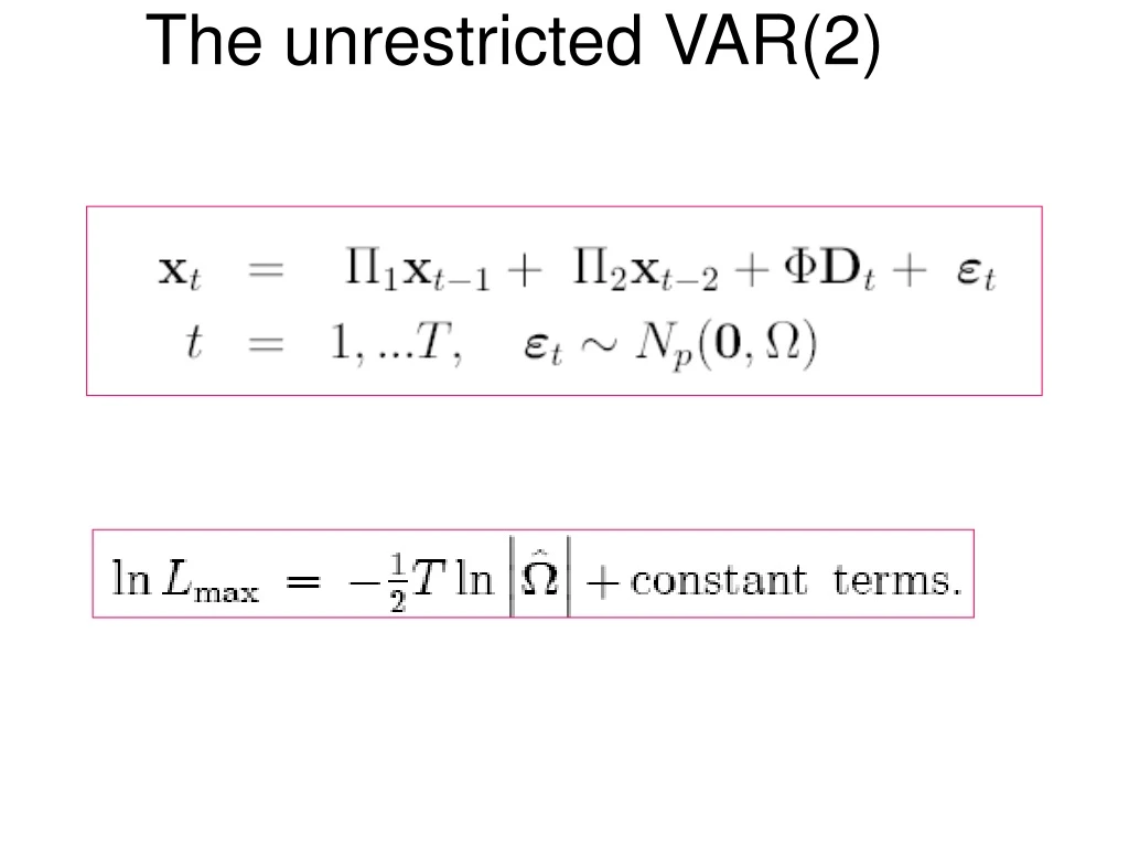 the unrestricted var 2