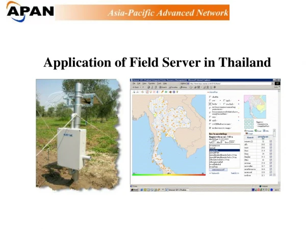 Application of Field Server in Thailand