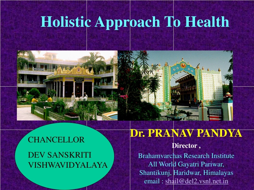 holistic approach to health