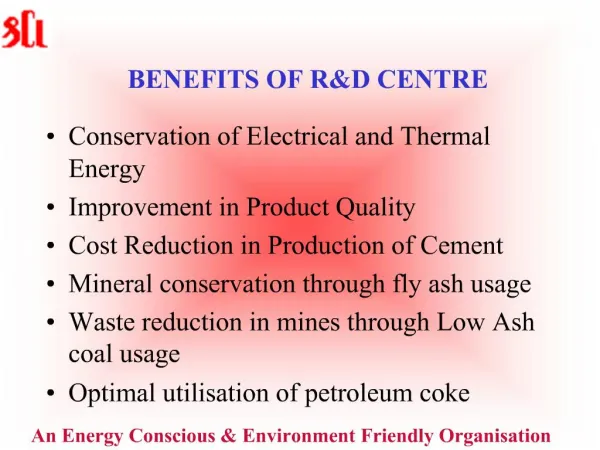 BENEFITS OF RD CENTRE