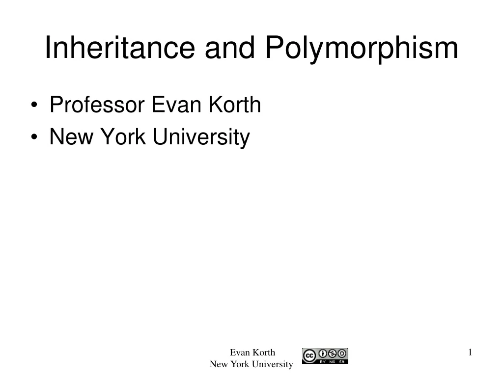 inheritance and polymorphism