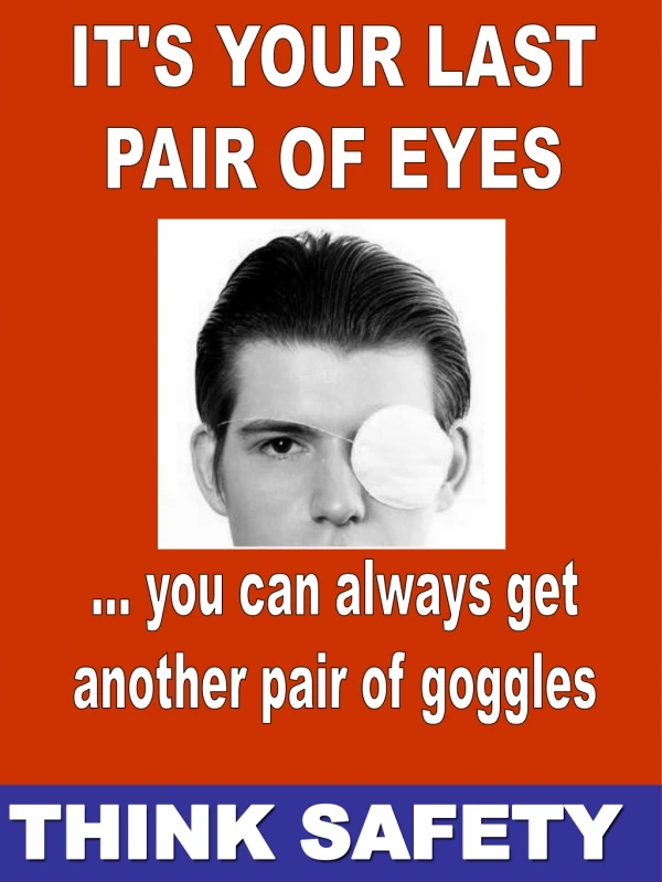 IT'S YOUR LAST PAIR OF EYES