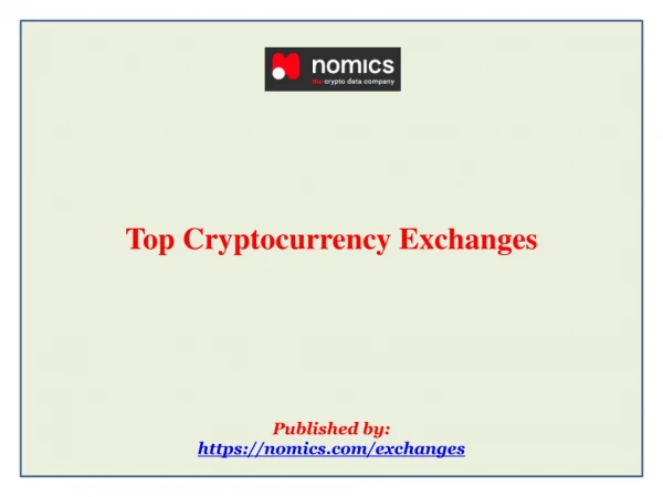 Top Cryptocurrency Exchanges