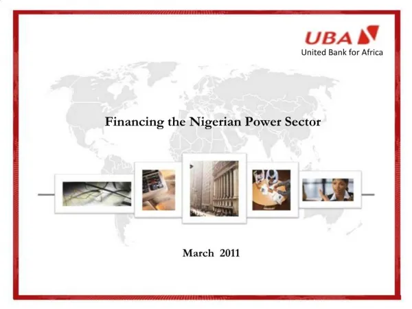 Financing the Nigerian Power Sector